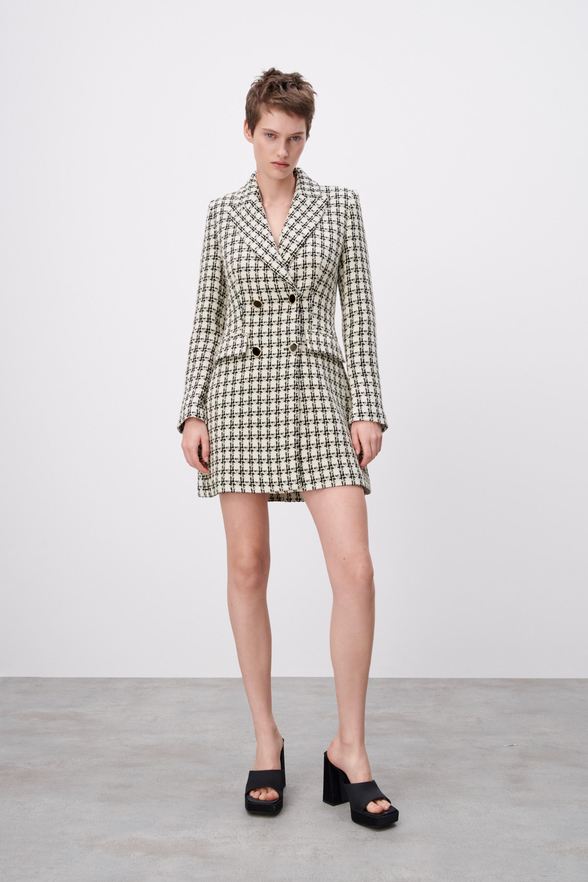 ZARA sold PLAID BLAZER DRESS